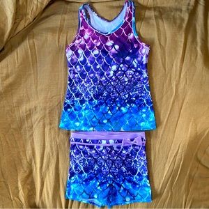 Kids two piece swim suit NWOT